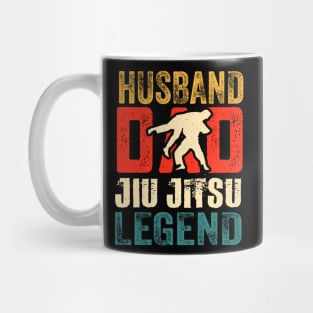 husband dad  jiu jitsu legend Mug